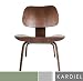 Eames Style Plywood Chair, Walnut Stain