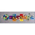 Wash+dry 031123 Fu�matte Fulanitos Number of Friends 60 x 180 cm