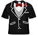 Mens All Occasion Formal Tuxedo T-Shirt #9