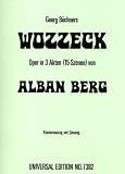 Wozzeck - Oper. Klavierauszug