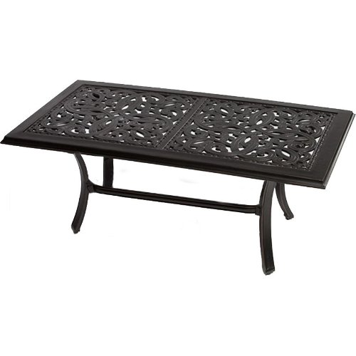 Alfresco Home Scroll 84 Inch Rectangular Dining Table & Base - Ant...
