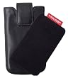 DigiEtui Ledertasche f�r Apple iPhone/ 3G/4G/4S iPod Touch (echtes Nappa-Leder, mit patentiertem LCD-Pad) schwarz