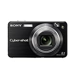 Sony Cybershot DSCW-150B Digitalkamera (8 Megapixel, 5-fach opt. Zoom, 2,7 Display, Bildstabilisator) schwarz