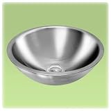 S2090 Vessel 20-Gauge Stainless Steel Single Bowl Round Bathroom Sink