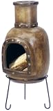 gf4u Mexican Clay Chimenea and Cover Zamora Small
