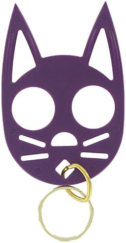 The Cat Personal Safety Keychain - Purple