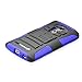 Fosmon STURDY Shock Absorbing Dual Layer Hybrid Holster Cover Kickstand Case for LG G3 - Retail Packaging (Dark Blue)