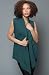 Alternative Apparel The Rhoda Sleeveless Cardigan in Tropic,Sweaters for Women