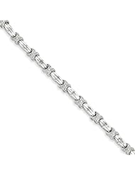 Sterling Silver Diamond X Bracelet