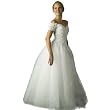 Wedding Dress Gown - White Bridal Gown, Informal Bridal Gown, Ball gown by Sean Collection (B8004) White