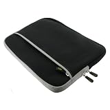 Black Dual-Pocket Neoprene Sleeve Case for Apple iPad 64GB (iPad NOT Included)