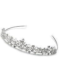 Wedding Headband Bridal Tiara with Silver Rhinestone 143 by USABride