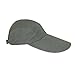 CTM Cotton Long 5 Inch Bill Visor Baseball Cap