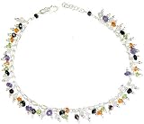 Indian Foot Jewelry Anklets Ankle Bracelet Silver 26 gms. 10.25  (anklt593)