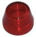 Pilot Light Lens, 30mm, Red, Plastic