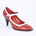 3 1/2 Inch Sexy Red Shoe High Heel Mary Jane Patent Leather Demonia