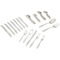 Yamazaki Alexander Ice 43-Piece Flatware Set, Service for 8