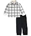 Carter's Boys 2 Pc Playwear Sets 249g271, Plaid, 4T