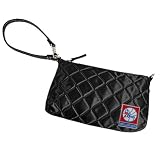 NBA Philadelphia 76ers Black Quilted Wristlet Purse