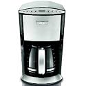 Krups KM720D50 Programmable 12-Cup Coffee Maker with Glass Carafe and Lcd Screen, Stainless Steel