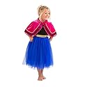 Girls Snow Queen Costume Snow Princess Tutu Dress up (XL (7-8 Years))