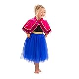 Frozen Princess Anna Costume for Girls Dress up (XL (7-8 Years))