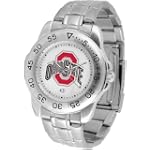 Ohio State Sport Men's Steel Band Watch