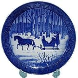 ロイヤルコペンハーゲン（ROYAL COPENHAGEN）イヤープレート 1984年 -ジングルベル-[並行品]