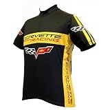 Corvette Racing Men's Short Sleeve Cycling Jersey - Black (XXL)