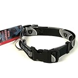 OAKLAND RAIDERS ADJUSTABLE NYLON DOG PET COLLAR SZ L