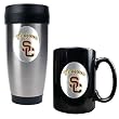 USC Trojans NCAA Stainless Travel Tumbler And Ceramic Mug Set USC Trojans NCAA Stainless Travel Tumbler And Ceramic Mug Set