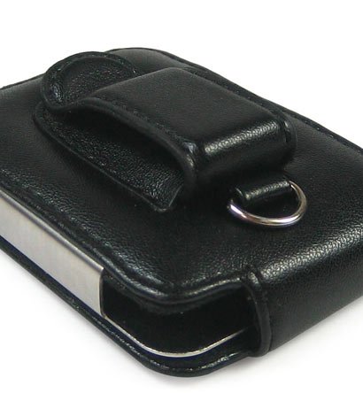 Flip Leather Carrying Case with Belt Clip for Apple iPod 3rd Generation Nano 3 image