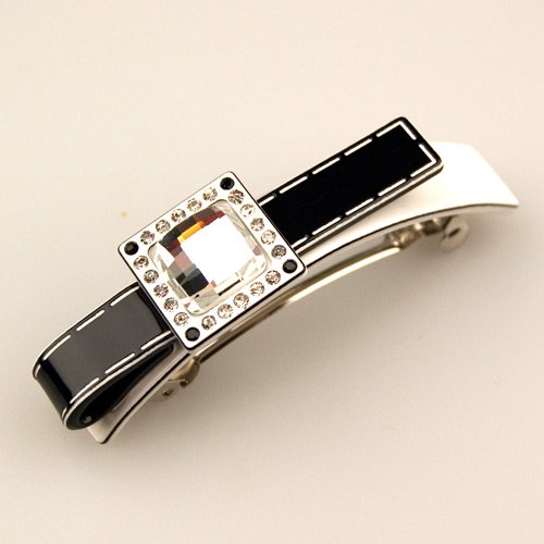 Entente Noire - Cubitas Morisot Collection (Hand-set Swarovski Crystals - Barrette)