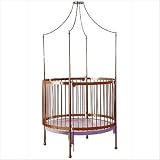 Little Miss Liberty 78-01 Brass Round Crib Finish: Matte Ivory