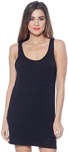 Weihai Jiujiu Womens Bamboo Long Loose Fit Tunic Top With Front Pocket Black Large