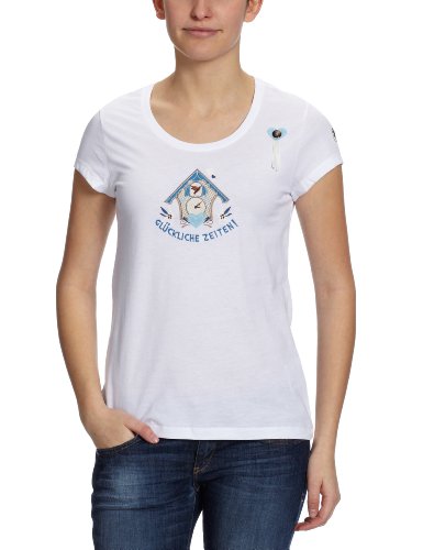Adelheid Damen T-Shirt 11121381635 / Gl&uuml;ckliche Zeiten Leibchen kurzer Arm, Gr. 42 (XL), W Preisvergleich