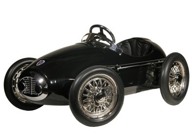 Black F2 Ferrari Racer Pedal Car
