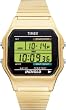 Timex Men's Kids T78677 Gold Stainless-Steel Quartz Watch with Green Dial