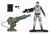 GI Joe Movie Series "The Rise of Cobra" 4 Inch Tall Action Figure - Technical Surveillance ABEL "BREAKER" SHAZ with Pistol, Assault Rifle, Laptop, Removable Vest, Missile Launcher with Blue Missile and Display Stand