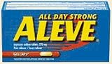 Aleve Pain Reliever,Fever Reducer Gelcaps, 20 Caplets