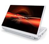 Abstract Future Night Red Design Skin Cover Decal Sticker for Toshiba Mini NB205 10.1 inch Netbook Laptop Computer