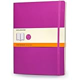 Moleskine Classic Colored Notebook, Extra Large, Ruled, Orchid Purple, Soft Cover (7.5 x 10)