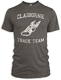 Vintage Distressed Claiborne Track & Field Tri-Blend T-Shirt
