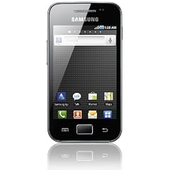 Samsung Galaxy Ace S5830 Smartphone (8,9 cm (3,5 Zoll) Display, Touchscreen, Android 2.2, 5 Megapixel Kamera) schwarz