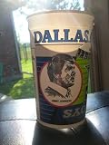 TEXAS STADIUM vINTAGE 1992 Dallas Cowboy Schedule Souvenier Cup Jerry Jimmy