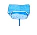 Aluminum Handle Pool Spa Leaf Skimmer Rake w/ Deep Net Bag oval Frame