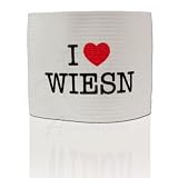 Alpenflüstern Oktoberfest-Armbinde I LOVE WIESN large – Trend-Artikel & Trachten-Accessoire 2010 fürs Oktoberfest