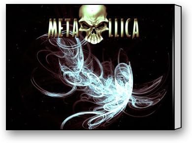 Funnyone Custom Modern Wall Art Decoration for Home Metallica Canvas Prints
