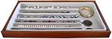 Necklace and Bracelets Jewelry Organizer (wood) (1.625"H x 9.125"W x 16.125"D)