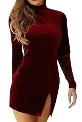 Long Sleeves Vintage Slit General Print Winter Above the Knee Polyester/Spandex Bodycon Dress/Mini Dress 